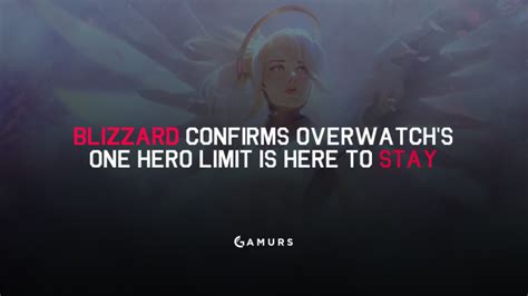Blizzard Confirms Overwatchs One Hero Limit Is Here To Stay Dot Esports