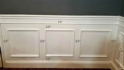 How To Install Picture Frame Moulding Wainscoting Diy Wainscoting