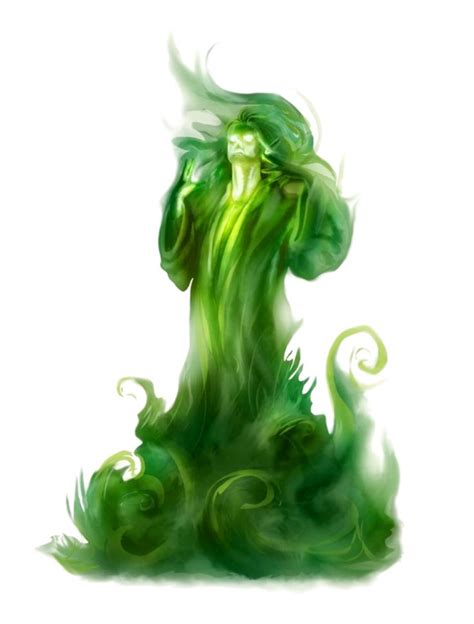 Green Ghost Pathfinder Pfrpg Dnd Dandd 35 5e 5th Ed D20 Fantasy