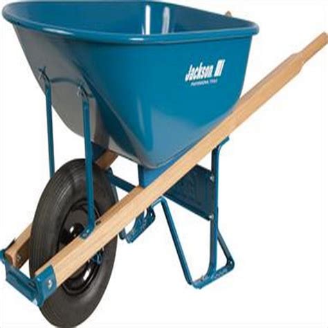 Calculating cubic feet from measurements in feet. 6 cubic foot Jackson® steel contractor wheelbarrow with ...