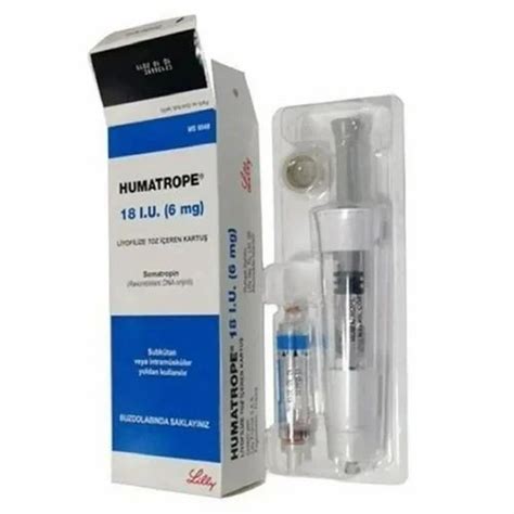 Somatropin 6mg Injection Humatrope 18 Iu 6 Mg For Hospital