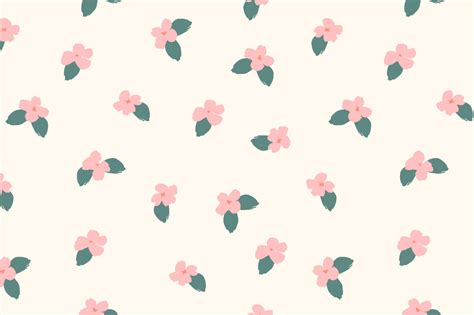 Cute Flowers 10 Seamless Patterns By Grape Studio Thehungryjpeg