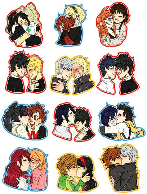 persona 3 4 5 lgbtq ships by teemble on deviantart