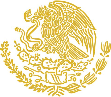 file coat of arms of mexico golden linear svg wikimedia commons coat of arms mexican