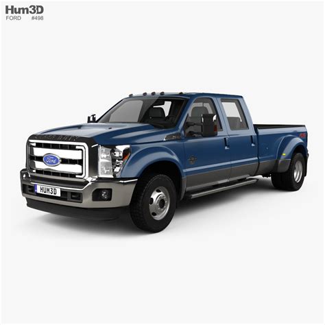 Ford F 450 Superduty Crew Cab Dually Lariat 2015 3d Model Vehicles On