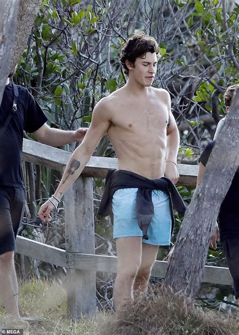 Shawn Mendes Flaunts His Chiselled Abs As He Enjoys Low Key Trip To Byron Bay