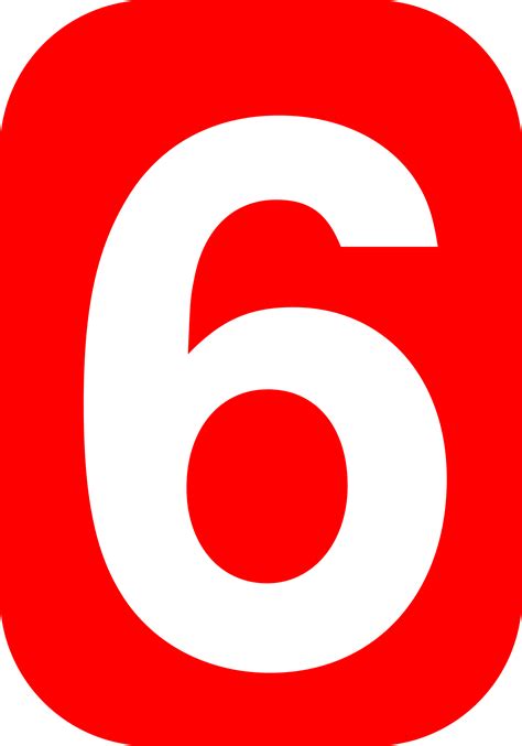 Number 6 Png