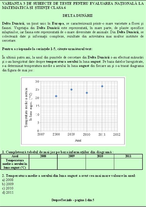 Au început evaluările naționale, cu elevii de clasa a șasea. Teste evaluare naţională matematică şi ştiinţe (teste PISA ...