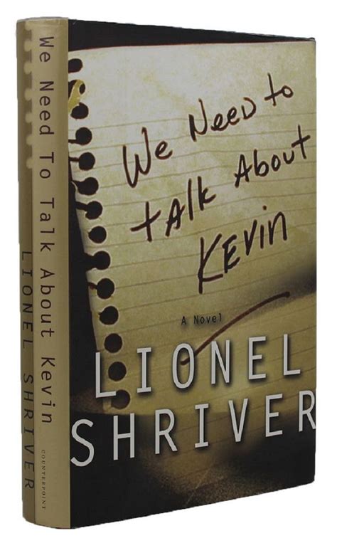 We Need To Talk About Kevin By Shriver Lionel 2003 Signed By Author