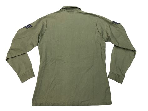 Vintage Us Air Force Shirt Sz M Original Patches Og507 Etsy