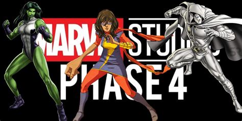 Ms Marvel Moon Knight And She Hulk Disney Shows Are In Mcu Phase 4