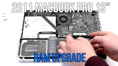 2011 Macbook Pro 13 A1278 Ram Upgrade Youtube