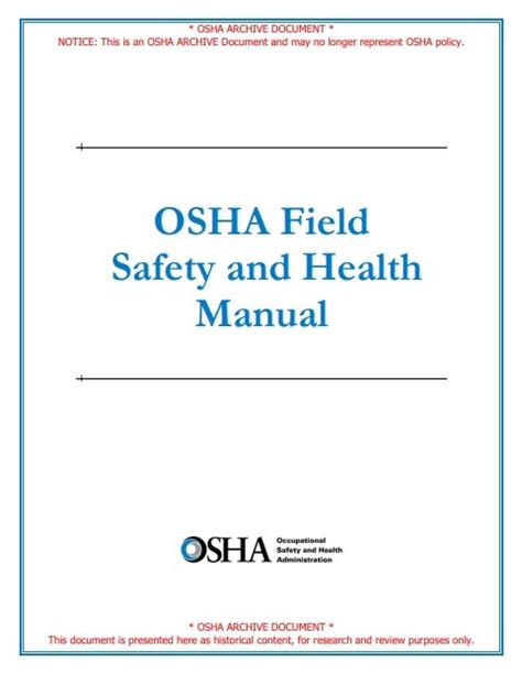 Health And Safety Manual Templates 17 Free Word Excel And Pdf Formats