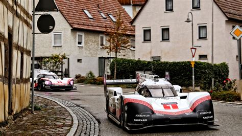 Three Times Le Mans Winning Car On Public Roads In Germany Porsche