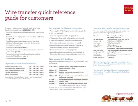 Blank Wells Fargo Wire Transfer Form | Fill Out and Print PDFs
