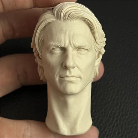 Unpainted 16 Scale Hq Mid Life Version Tom Cruise Head Sculpt Model