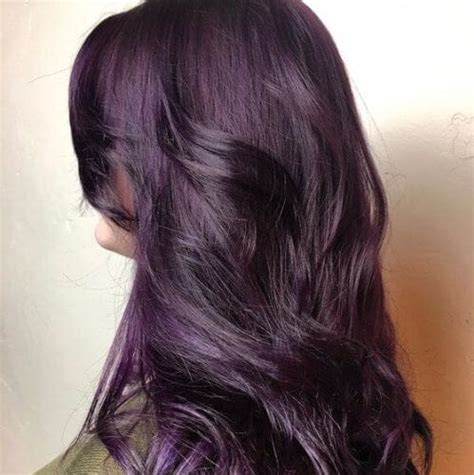Many people who are interested in plum brown hair color opt for a few deep plum balayage or ombré highlights within their brunette hair, in lieu of an overall plum. Be Sweet as a Plum: 50 Plum Hair Color Shades & Ideas for ...