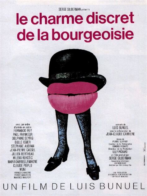 There are not many artists who could tell the same joke over and over again and get away with it creating the film as brilliant, funny, absurd, witty, and clever as buñuel's the discreet charm of the bourgeoisie, 1972. The Discreet Charm of the Bourgeoisie (1972) - uniFrance Films