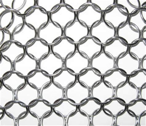 Wire mesh (weld mesh) all wire is fully galvanised. Chain Braid Ring Mesh | Thai Hua Wire Mesh Co., Ltd.