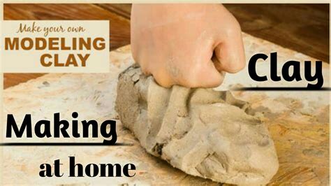How To Make Sculpture Clay Full Tutorial Easy Making Clay At Home