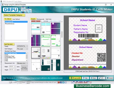 Anyway, i know we're going through some major hard times, but i made this new drawing that i wanted you to see. Student ID Cards Maker Software screenshots - BusinessBarcode