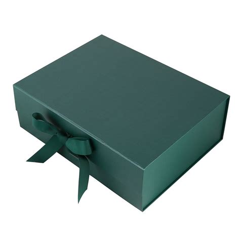 Luxury Personalised Forest Green A4 T Box By Dibor