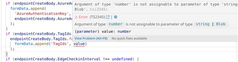 Ts Error Argument Of Type Number Is Not Assignable To Parameter Of