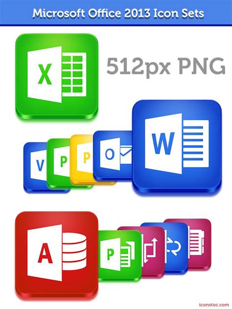 Microsoft Office 2013 Icons Packmicrosoft