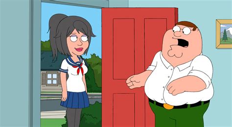 Holy Crap Lois Its Ayano Aishi Peter Griffin At The Door Holy