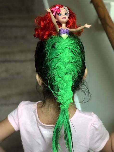 This 4 Year Olds Epic Little Mermaid Hair Is Something You Have To