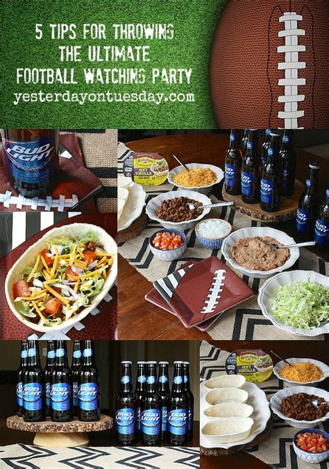 5 Tips For Throwing The Ultimate Football Watching Party Yesterday On