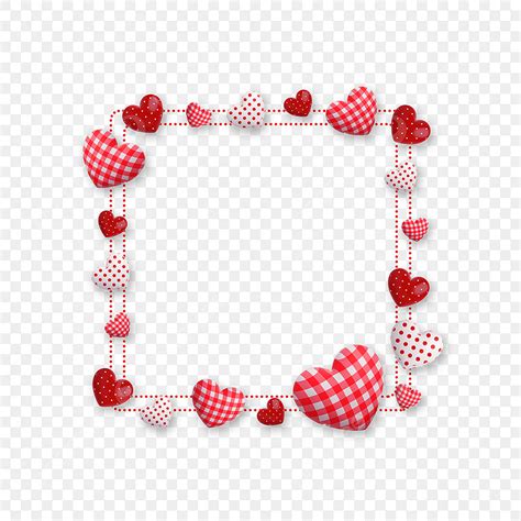 Dot Square Hd Transparent Dotted Square Love Heart Valentine Border