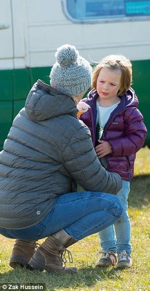 Mia Tindall Steals The Show During Outing With Zara Tindall And Princess Anne Daily Mail Online