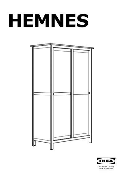 Ikea Hemnes 30251271 Assembly Instructions