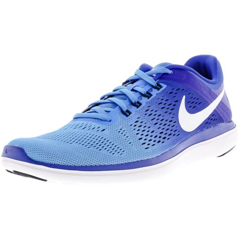 Nike Nike Womens Flex 2016 Rn Blue Glow White Racer Ankle High