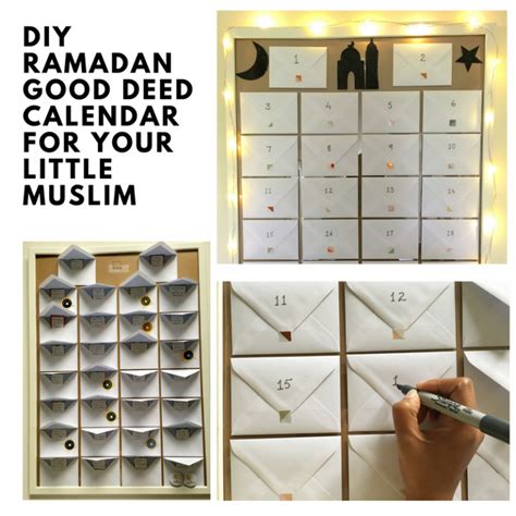 Diy Ramadan Good Deed Calendar For Your Little Muslim Ramadan