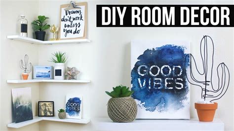 Get ready to step outside of your comfort zone with these brilliant bedroom decorating ideas that'll help you pull off your makeover once and for all. DIY Floating Shelves + Room Decor | Pinterest Inspired ...