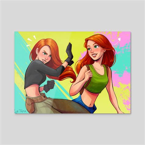 Kim Possible An Art Acrylic By Luz Tapia Inprnt