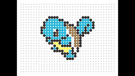 Hama Bead Squirtle Pokemon Series 2 Perler Beads Pokemon Perler