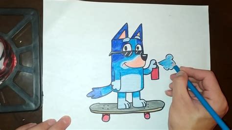 How To Draw Bluey Como Dibujar A Bluey Dibujos Originales Youtube
