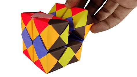 How To Make Origami Infinity Cube With Paper Origami Infinity Cube