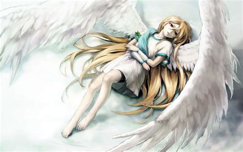 Sad Mood Sorrow Dark People Love Angel Anime Original Girl Fantasy Wallpapers Hd
