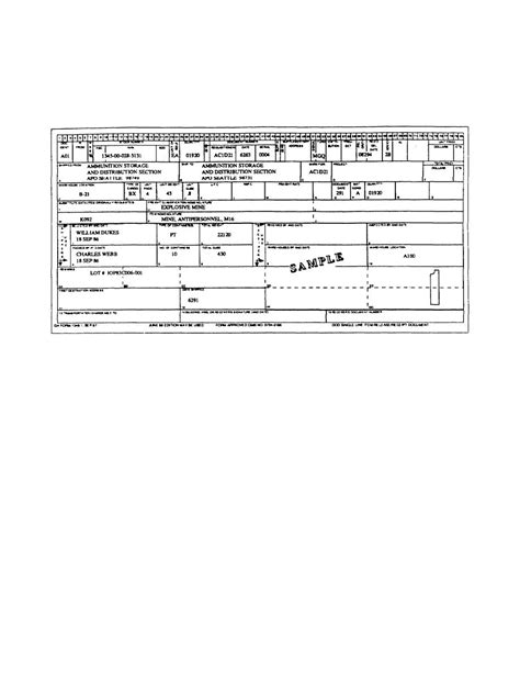 Figure 4 Dd Form 1348 1 Dod Single Line Item Releasereceipt Document