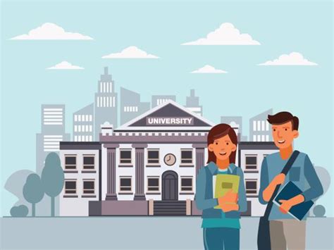 College Campus Illustrations Royalty Free Vector Graphics And Clip Art