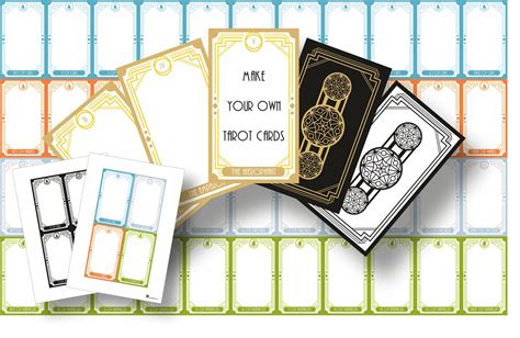 Make Your Own Tarot Cards Printable Tarot Cards Templates Customize