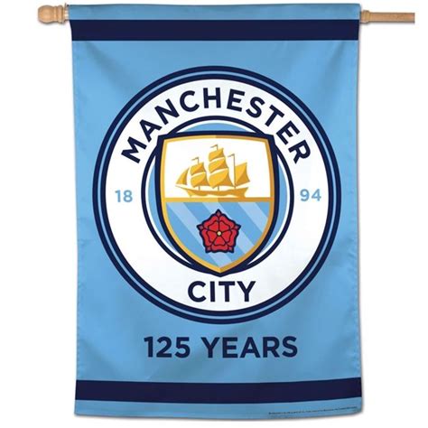 Manchester City Flag 28x40 Soccer House Banner Manchester City City