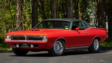 1970 Plymouth Cuda 440 6 Heads To Auction