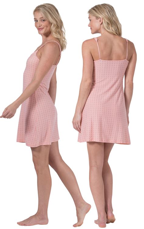 Naturally Nude Chemise Pink In Naturally Nude Pajamas And Sleepwear