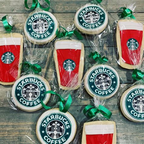 Starbucks Inspired Cookies 12pcs Etsy