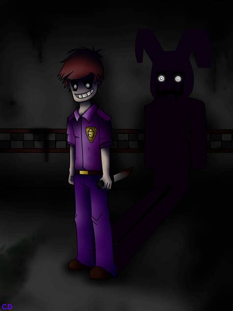 Fnaf Purple Guy The Nightmare By Clemdoudou On Deviantart